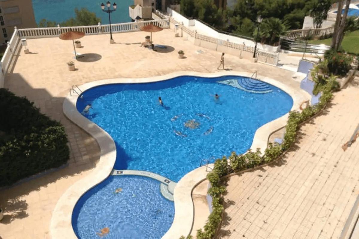 Apartamento Playa De Benidorm Playa De Levante Bagian luar foto